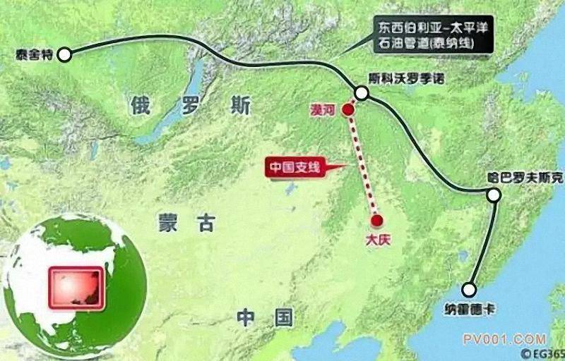 中俄原油管道项目：15年艰苦谈判、1030公里管道和3亿吨原油