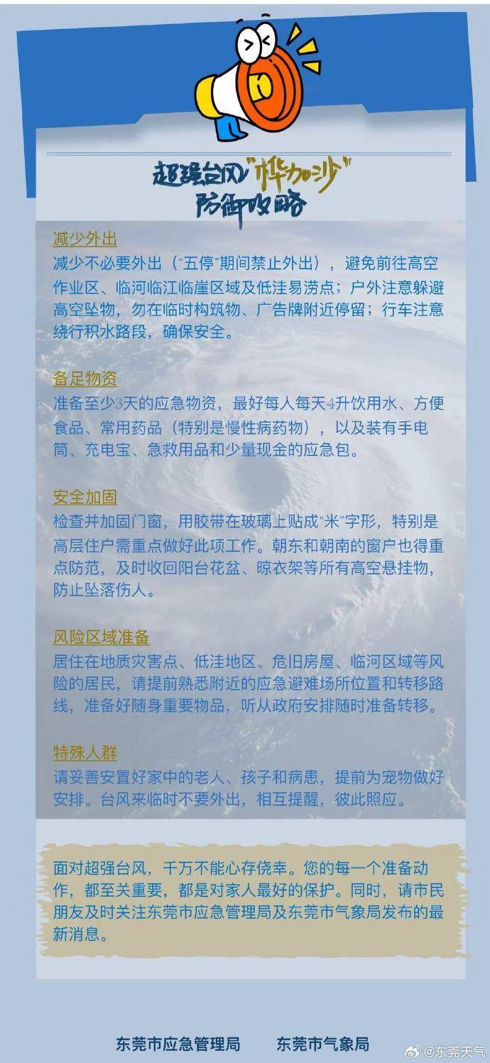 东莞台风蓝色预警生效!23-24日将有狂风暴雨,防御攻略→