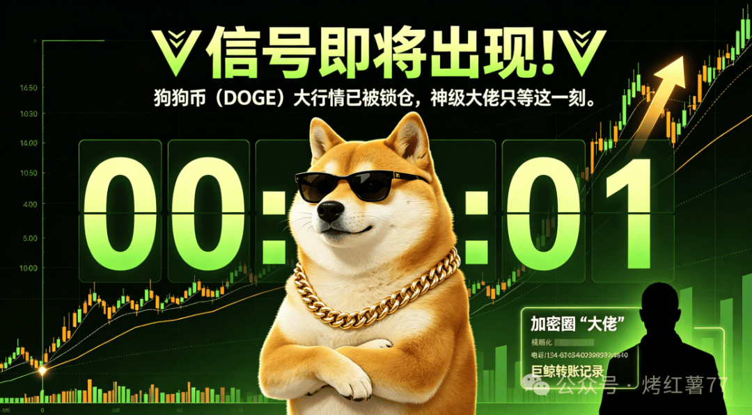 重磅！神级大佬出手，狗狗币（DOGE）大行情已锁仓，就等这一信号！