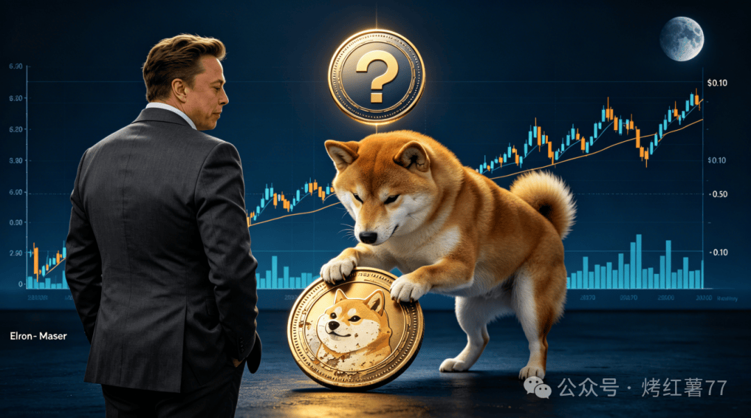 马斯克还没出手！狗狗币（DOGE）却先换了logo？0.10美元在望还有戏吗，背后真相...