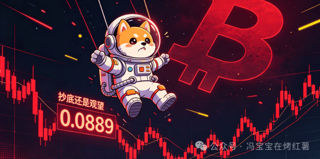 狗狗币跟跌大饼！DOGE最低探至0.0889，接下来抄底还是观望？