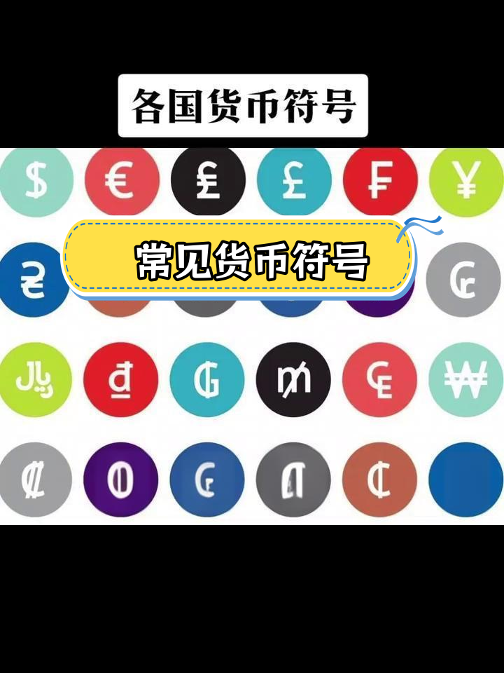 各国货币名称及符号(各国货币名称及符号列表)